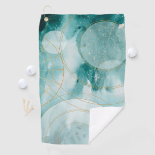 Serviette De Golf Étoiles de diplômes magiques II