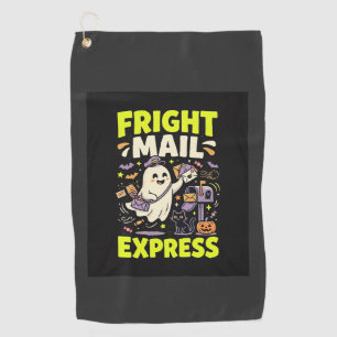Serviette De Golf Express Courrier d'Effroi d'Halloween