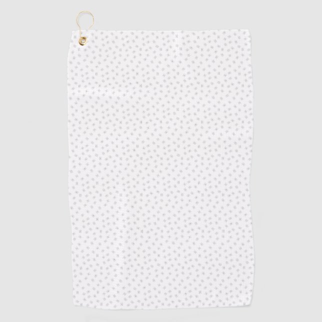 Serviette De Golf Faites glisser et déposez l'image personnalisée ic (Devant)