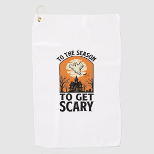 Serviette De Golf Fantôme d'Halloween pour obtenir un épouvantail vi