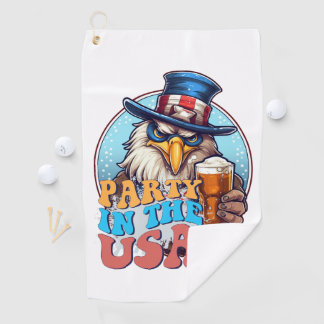 Serviette De Golf Fête de la PARTIE SPORT aux USA