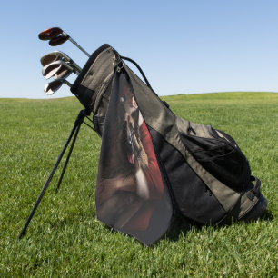 Serviette De Golf Fête de Noël du berger de Belgique