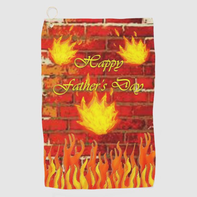 Serviette de golf fête des pères (Devant)