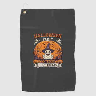 Serviette De Golf Fête d'Halloween Pas de Farces Juste des Friandise