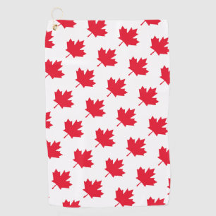 Serviette De Golf Feuille d'érable canadienne