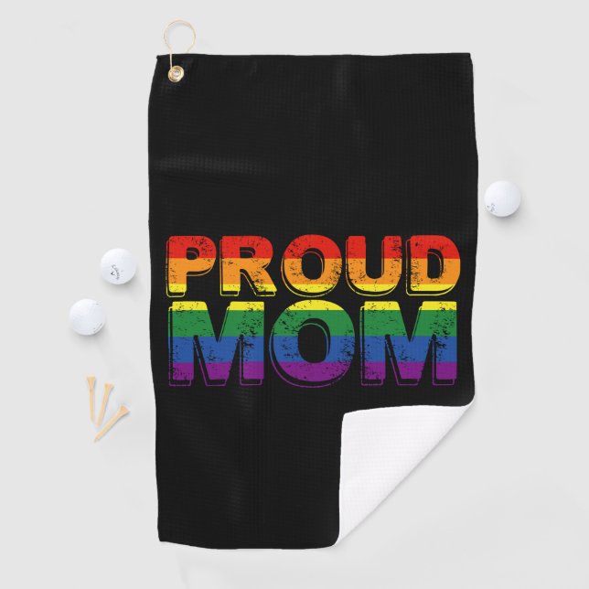 Serviette De Golf Fier maman Gay pride LGBT Rainbow Mother LGBTQ (En situation)