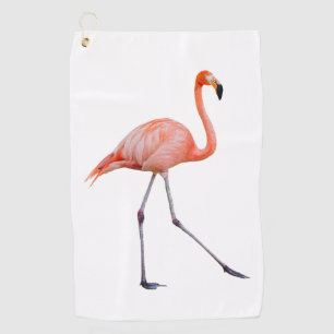 Serviette De Golf Flamant rose rose
