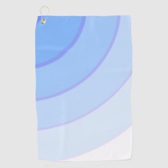 Serviette De Golf Flèches bleues (Devant)