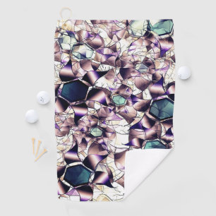 Serviette De Golf Fleur virtuelle Messy dans les tons de dégradé