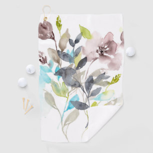 Serviette De Golf Fleurs dans le mélange
