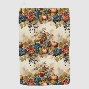 Serviette De Golf Floral Thanksgiving Motif Vintage (9)