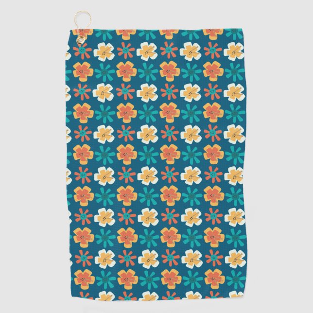 Serviette De Golf Flower tropicana (Devant)