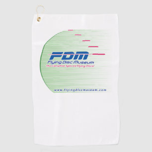 Serviette De Golf Flying Disk Museum Disk Golf Towel
