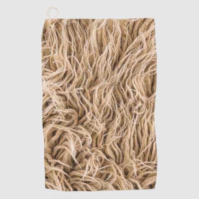 Serviette De Golf Fourrure animale (Devant)