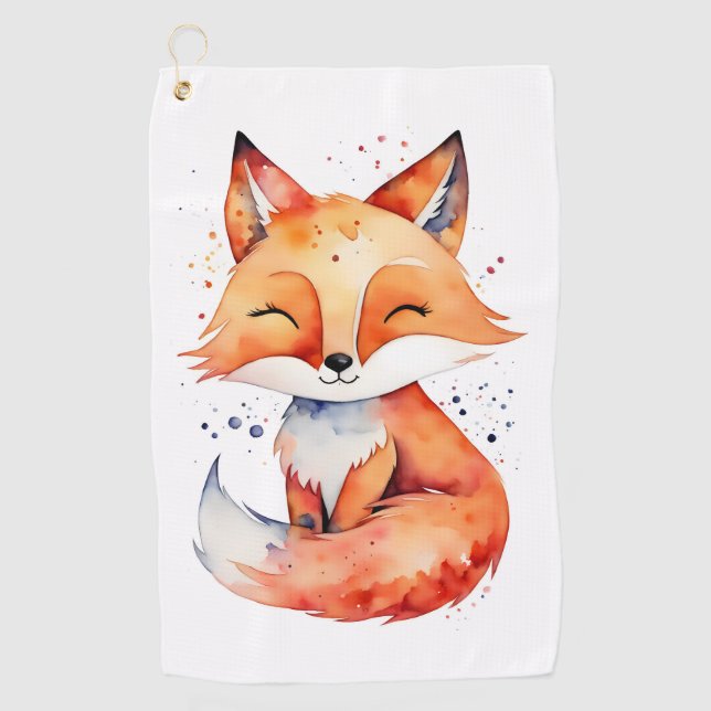 Serviette De Golf Fox (Devant)