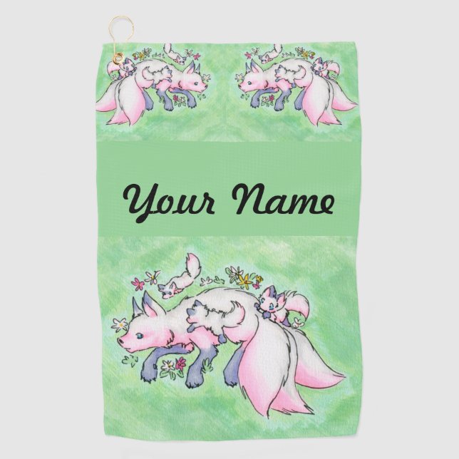 Serviette De Golf Fox (Devant)