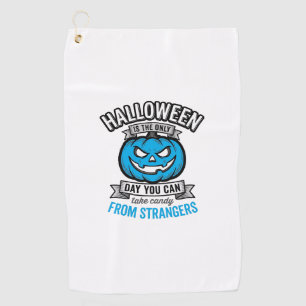 Serviette De Golf Friandises d'Halloween de la part d'inconnus Vinta
