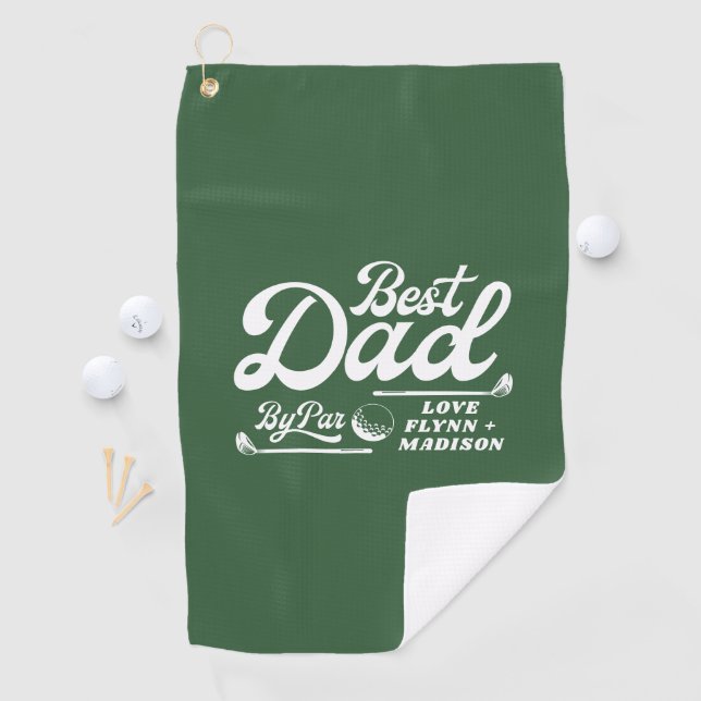 Serviette De Golf Funny Golfer meilleur papa par pair | FÊTE DES PÈR (En situation)