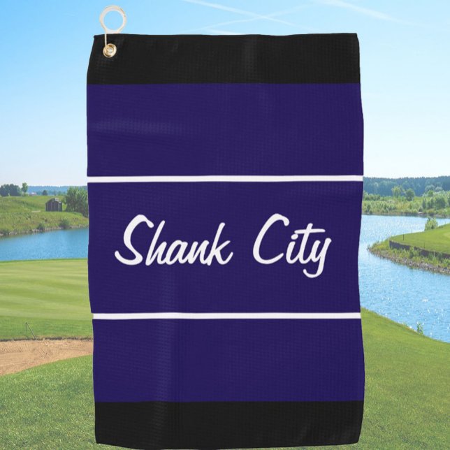 Serviette De Golf Funny marine bleu shank ville cadeau pour golfeur (Créateur téléchargé)