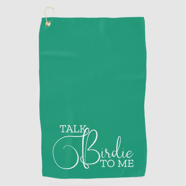 Serviette De Golf Funny Turquoise Golf Joke (Devant)