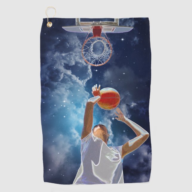 Serviette De Golf Futur Basketball All-Star (Devant)