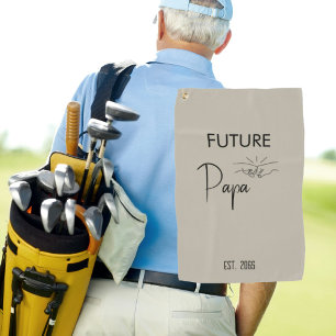 Serviette De Golf Futur Faire-part de grossesse Papa