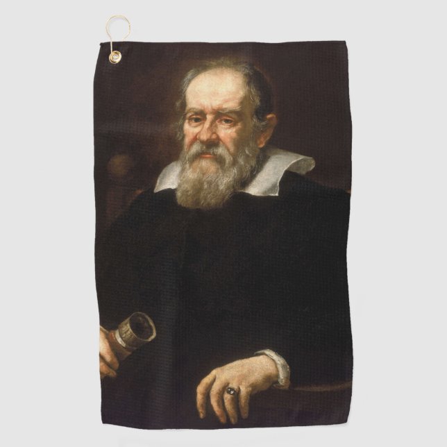 Serviette De Golf Galileo Galilei : Père de la science et de l'astro (Devant)