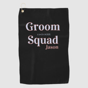 Serviette De Golf garçon d'honneur enterrement de vie de garçon ajou