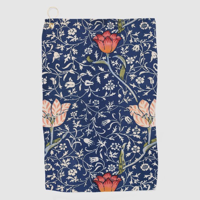 Serviette De Golf Garden Tulip (Medway) par William Morris (Devant)