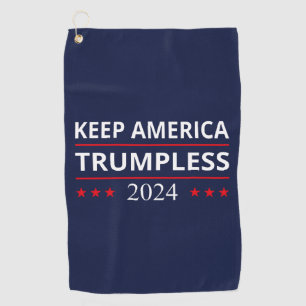 Serviette De Golf Garder l'Amérique sans Trump VII