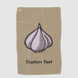 Serviette de golf Garlic Bulb