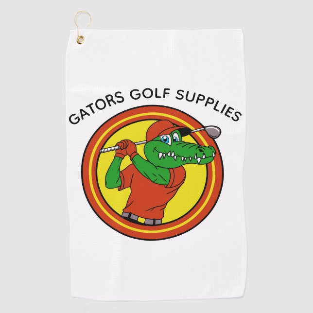 Serviette de golf Gator (Devant)