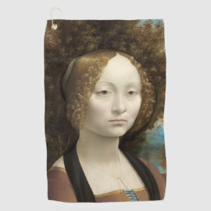 Serviette De Golf Ginevra de' Benci Leonardo da Vinci