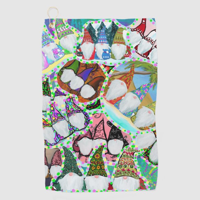 SERVIETTE DE GOLF GNOME (Devant)