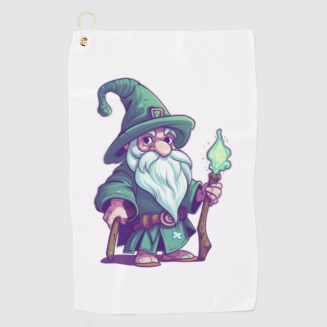 Serviette De Golf Gnome Assistant intelligent (Devant)