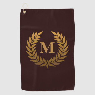 Serviette De Golf Golden Laurel Wreathe