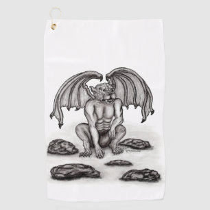 Serviette De Golf Golem Gargoyle
