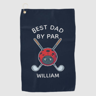 Serviette De Golf Golf Bug Meilleur Papa Par Fête des pères Personna