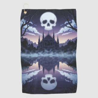 Serviette De Golf Golf de Crâne gothique
