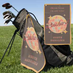 Serviette De Golf Golf de Pinehurst City en Caroline du Nord