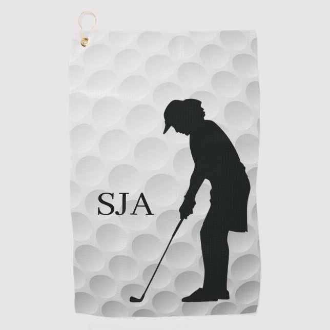 Serviette De Golf Golf Design Golf Towel (Devant)