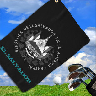 Serviette De Golf Golf El Salvador & Salvador armoiries / drapeau