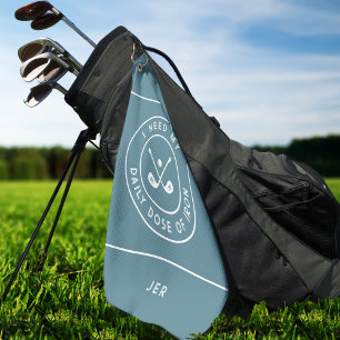 Serviette De Golf Golf Humour Golf Iron Sports Pro Turquoise