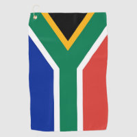 Golf Towel avec drapeau d'Afrique du Sud