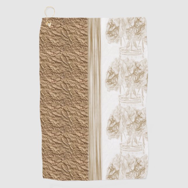 Serviette De Golf Golf Towel Floral (Devant)