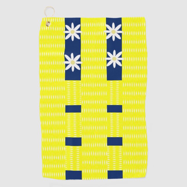 Serviette De Golf Golf Towel Floral (Devant)