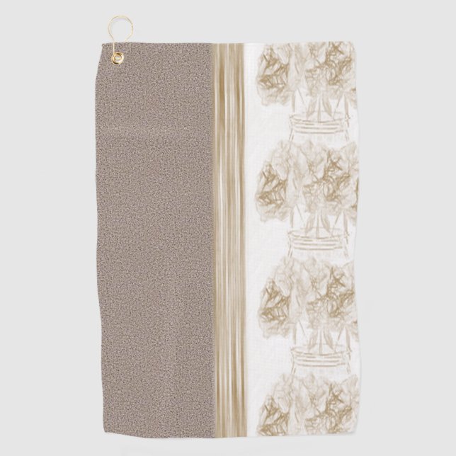 Serviette De Golf Golf Towel Floral (Devant)
