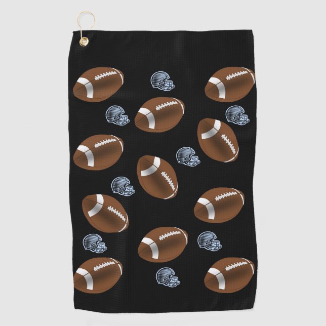 Serviette De Golf Golf Towel Football (Devant)