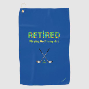Serviette De Golf Golf Towers Retraite Golf Quote