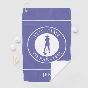 Serviette De Golf Golfer Par Tee Funny Golf Humour Monogramme